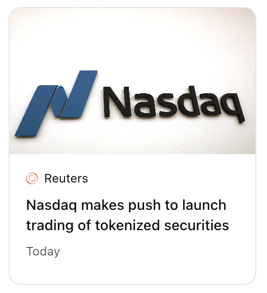 Nasdaq makes push to launch trading of tokenized securities